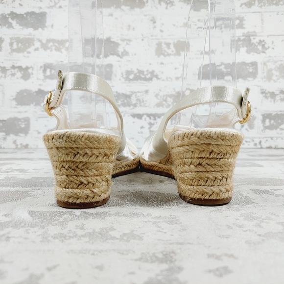 New Bella Vita Espadrille Cheerful Black Wedge Sandals O253 - Picture 6 of 12